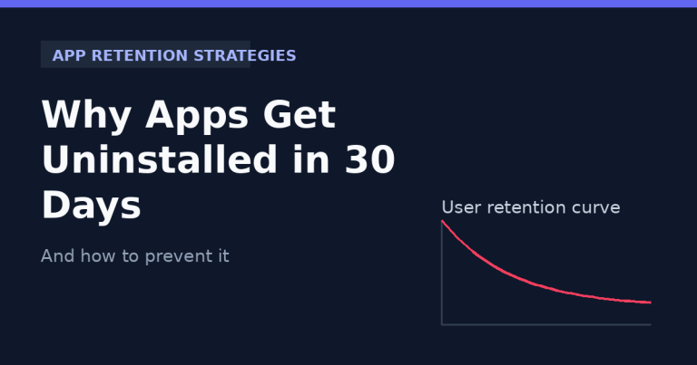 App retention strategies to stop uninstalls in 30 days