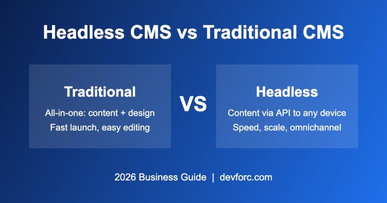 Headless CMS vs Traditional CMS comparison